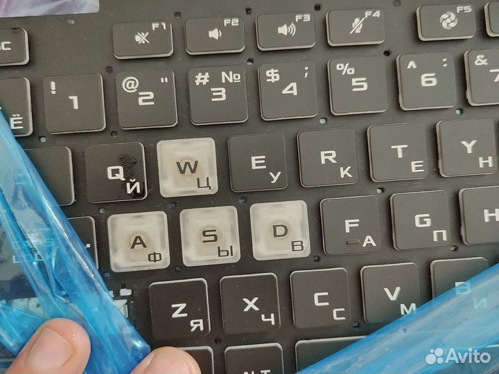 Кнопки клавиатур ноутбуков