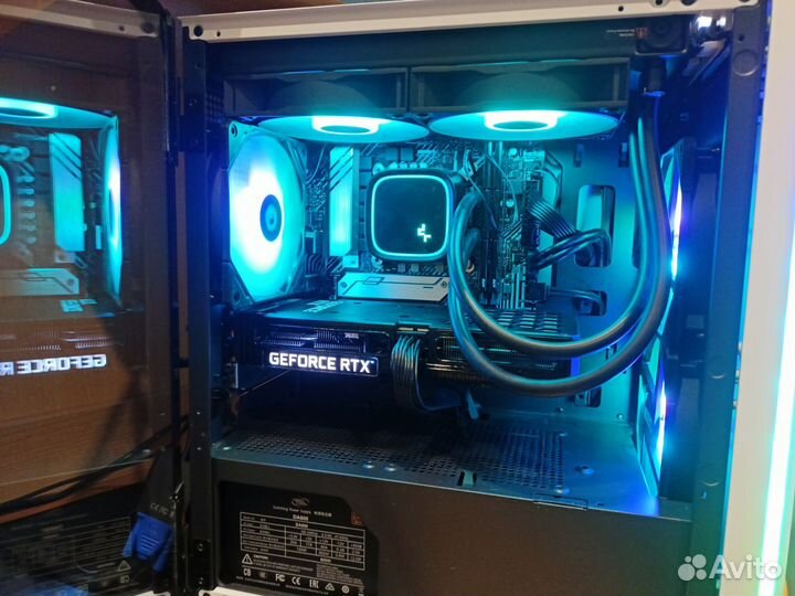 Игровой компьютер (i3 10100f, RTX3050)argb