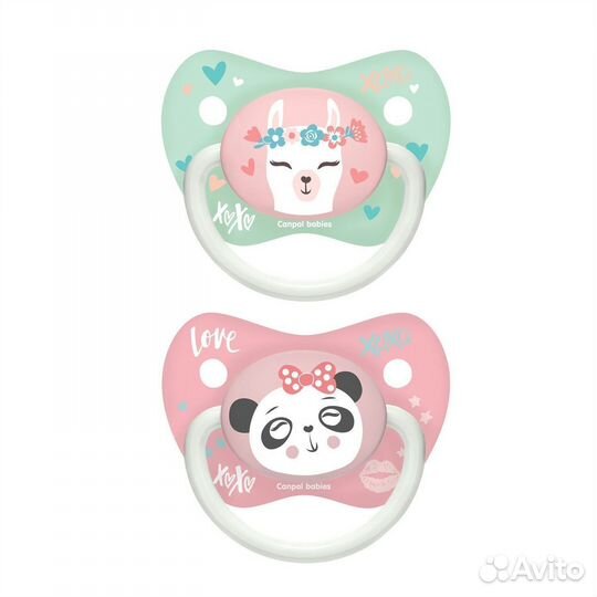 Набор пустышек Canpol 2шт в ассортименте