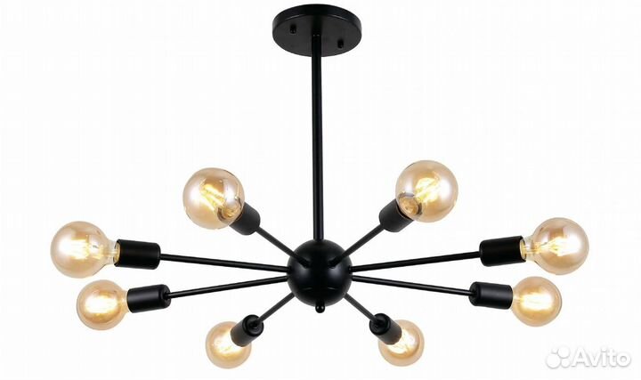 Потолочные светильники и люстры в ассортименте