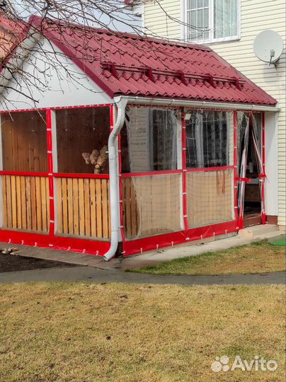 Мягкие окна на беседку