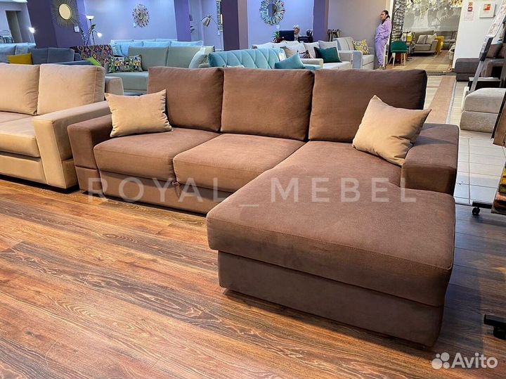Большой угловой диван / диван кровать
