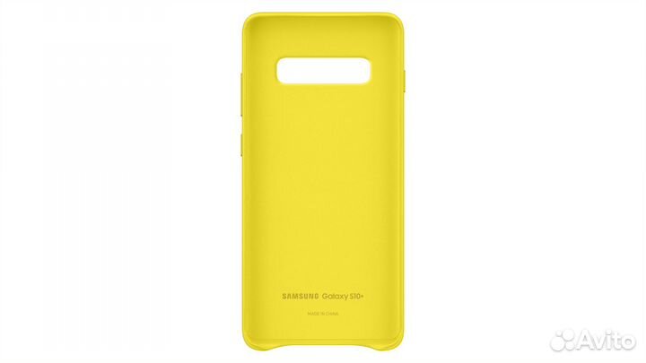 Чехол для Samsung S10 Plus Leather Cover. Оригинал