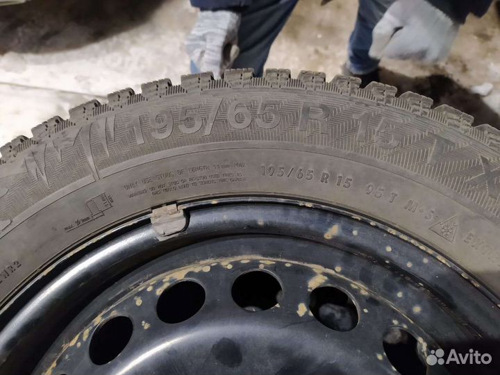 Колеса зимние шипованные Gislave 195 65 15, 112*5