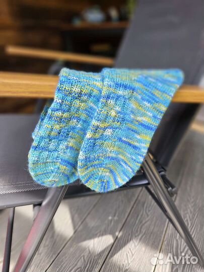 Носки вязаные шерстяные женские 37-38 размер