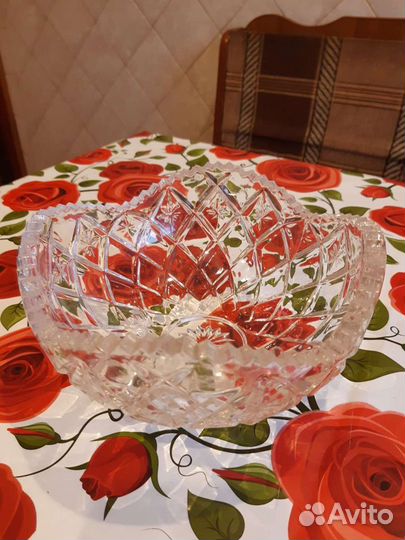 Хрустальные конфетницы времен СССР
