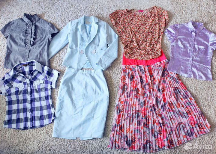 Одежда женская пакетом 48-50р. 17 шт. вещей