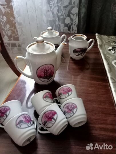 Кофейный сервиз фарфор СССР