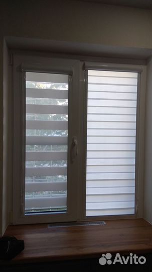 Жалюзи рулонные день ночь парма белый
