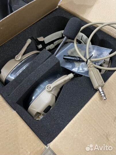 Тактические наушники AMP FCS FMA