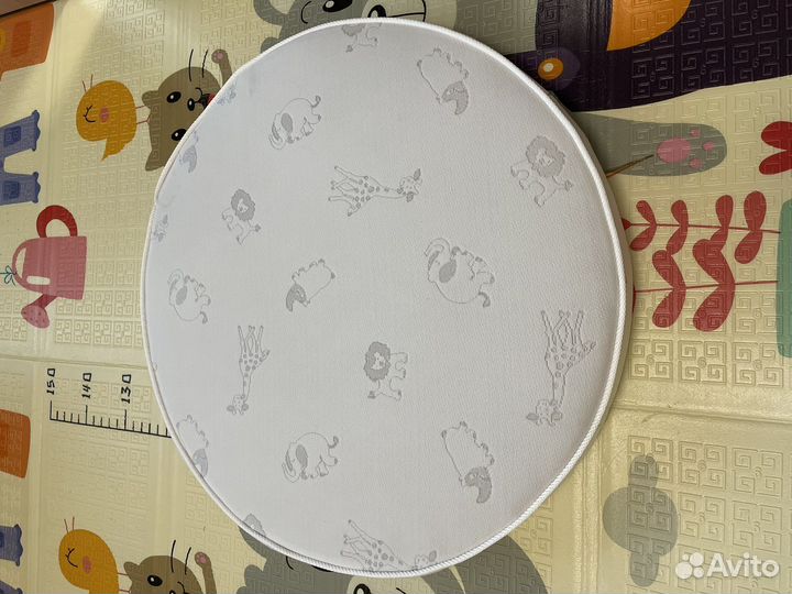 Матрас круглый в кроватку для новорождённых