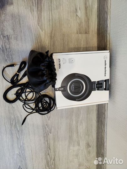 Audio Technica ath m50x студийные наушники. Идеал