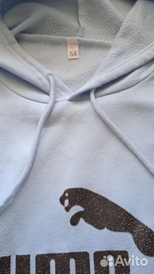 Худи оверсайз с капюшоном тонкий флис