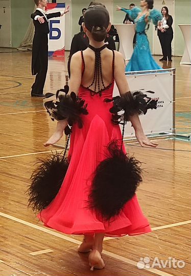 Платье на стандарт, Ю1, рост 146