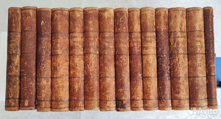 Сочинения Л.Н.Толстого в 14 томах 1889 года