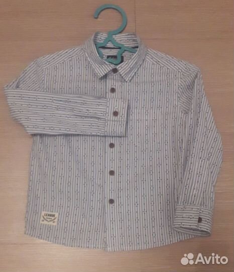 Детская рубашка с жилеткой