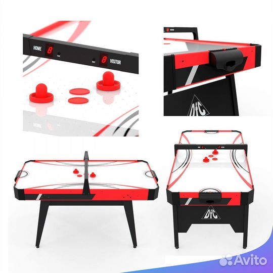Игровой стол аэрохоккей 5 фт, новый. Арт 4