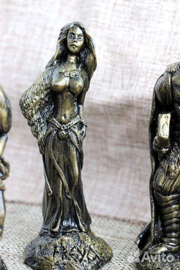 Скандинавские Боги 13см. Статуэтки.Один.Тор. Фрейя