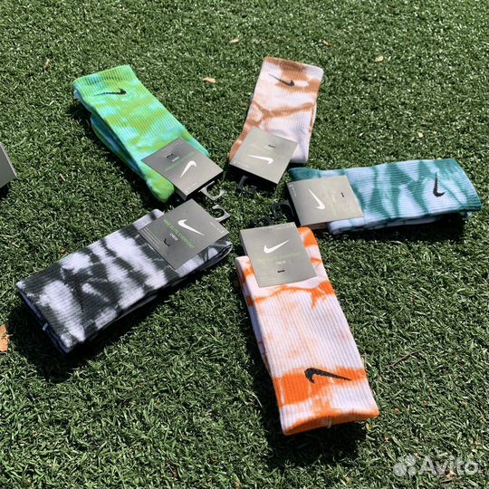 Носки nike tie dye