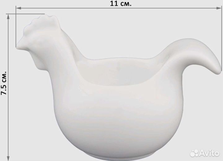 Подставка под яйцо фарфор