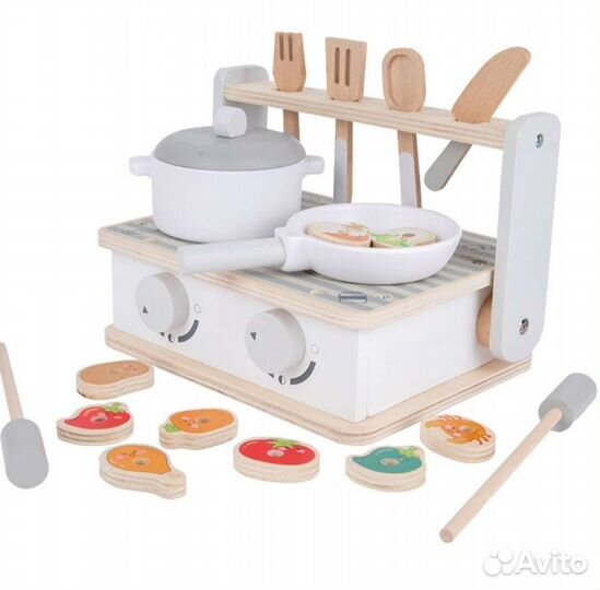 Детская мини кухня из дерева
