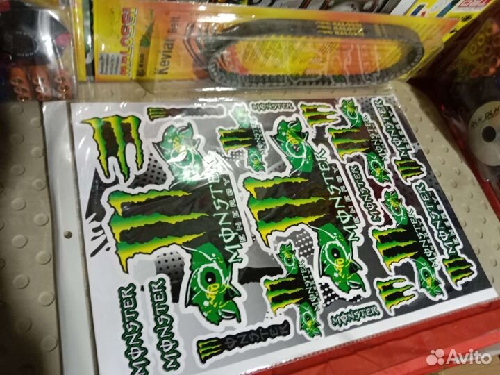 Наклейки monster energy