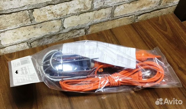 Светильник переносной Новый с выключателем