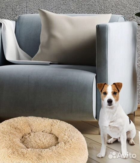 Лежанка домик подстилка для кошек и собак новая