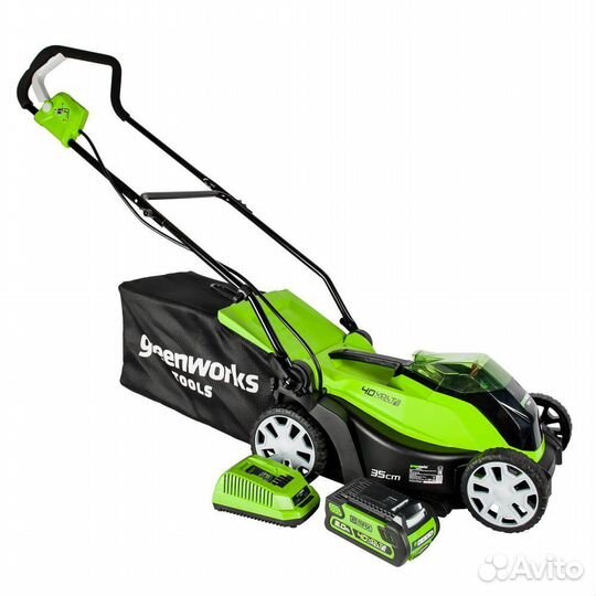 Газонокосилка Greenworks G40LM35K2