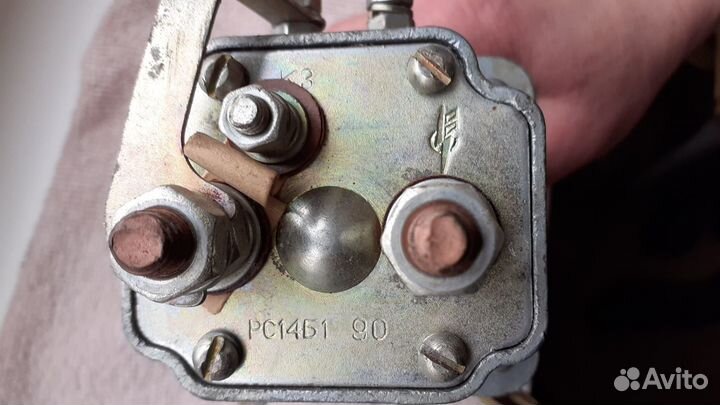 Втягивающее стартера на москвич