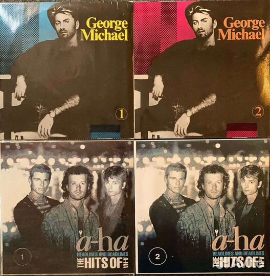 Пластинки Scorpions, Billy Idol, REM, A-ha