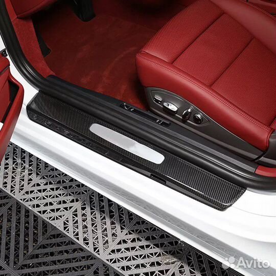 Карбон накладки порогов porsche boxster cayman