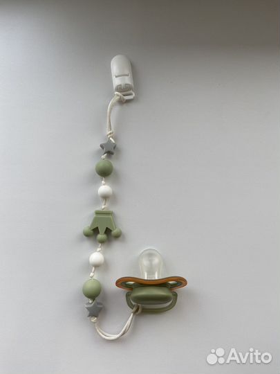 Пустышка avent с держателем