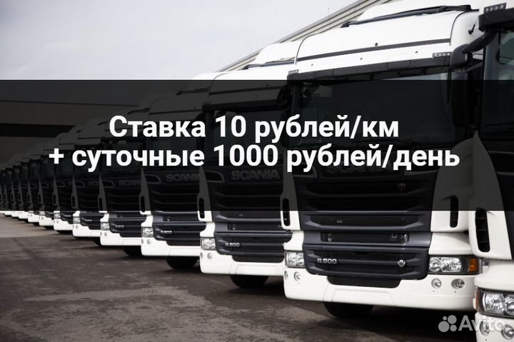 Водитель-экспедитор категории Е