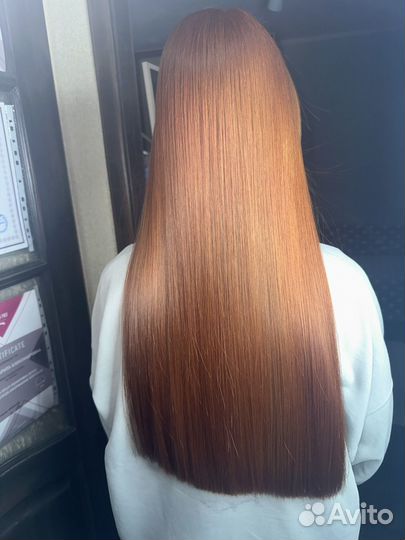 Кератиновое выпрямление