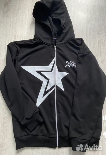 Кофта на молнии оверсайз