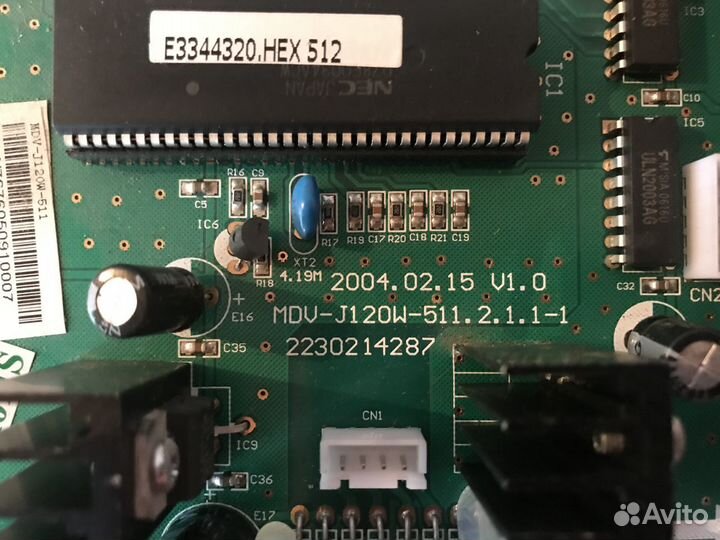 Плата MDV-J120W-511.2.1.1-1 V 1.0 2004
