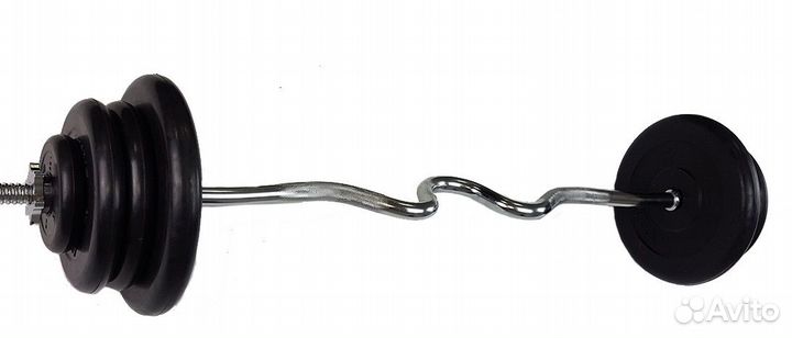 Штанга Ф50, сильноизогнутая, 45 кг (Акция)