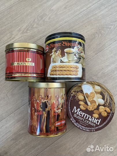 Коллекционные банки жестяные