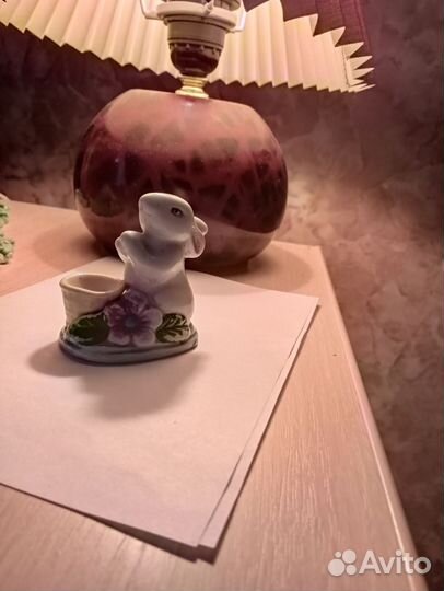 Фигурка кролик подсвечник