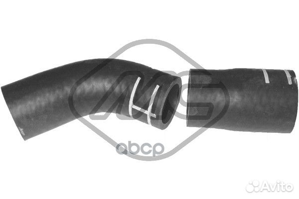 Патрубок системы охлаждения 09573 metalcaucho