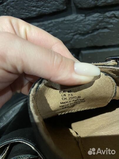Кеды hm кожа