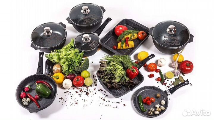 Посуда тм мечта. Литая.Тяжелая.Новая. С доставкой