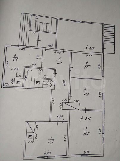 Дом 106 м² на участке 5 сот.