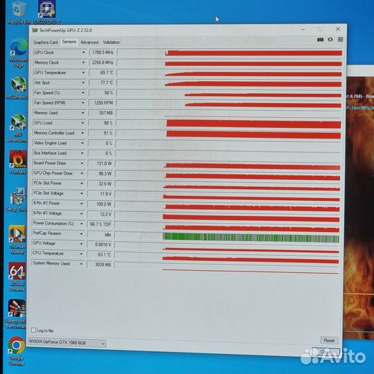 Игровые видеокарты gtx 1070/1060/1650