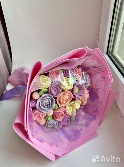 Цветы из шоколада