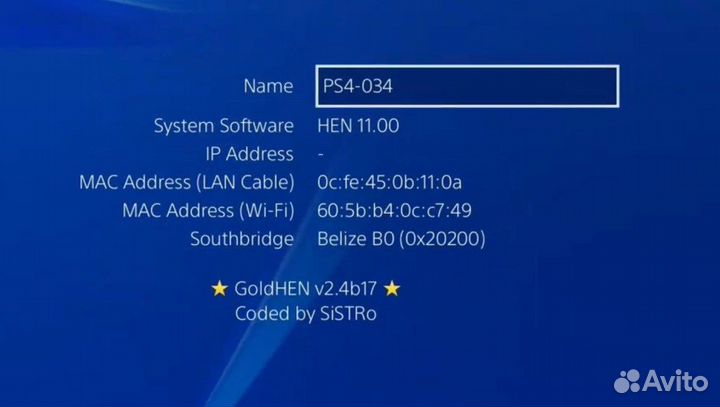 PlayStation 4 HEN 9.00 11.00 прошитая