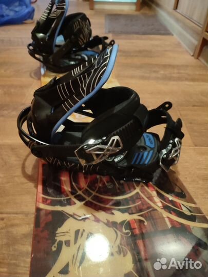 Сноуборд 153см крепления ботинки комплект