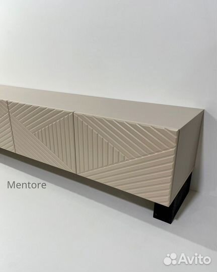 Тумба тв Bravo в цвете капучино (на опорах)