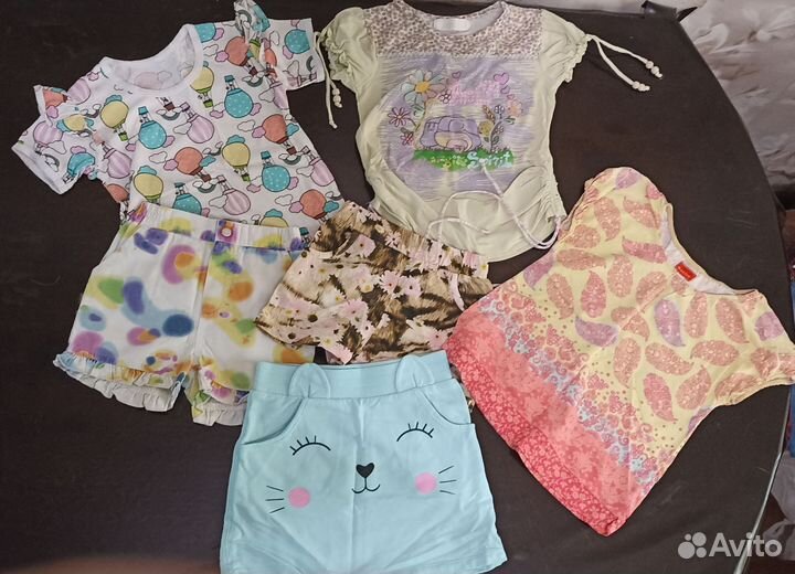Пакет вещей для девочки 3-4 года